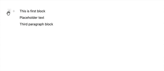 Opening a paragraph's context menu and using Turn into to convert it to a heading