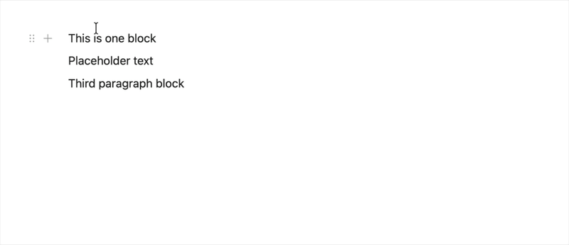 A block's context menu open over the editor, showing Delete, Duplicate, Copy link, a Colors palette, and Turn into options